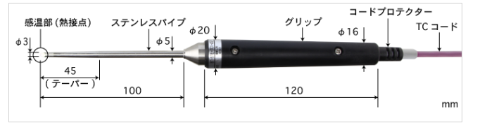 日本進(jìn)口E型BT-92E-TC1-ASP安立溫度計(jì)探頭