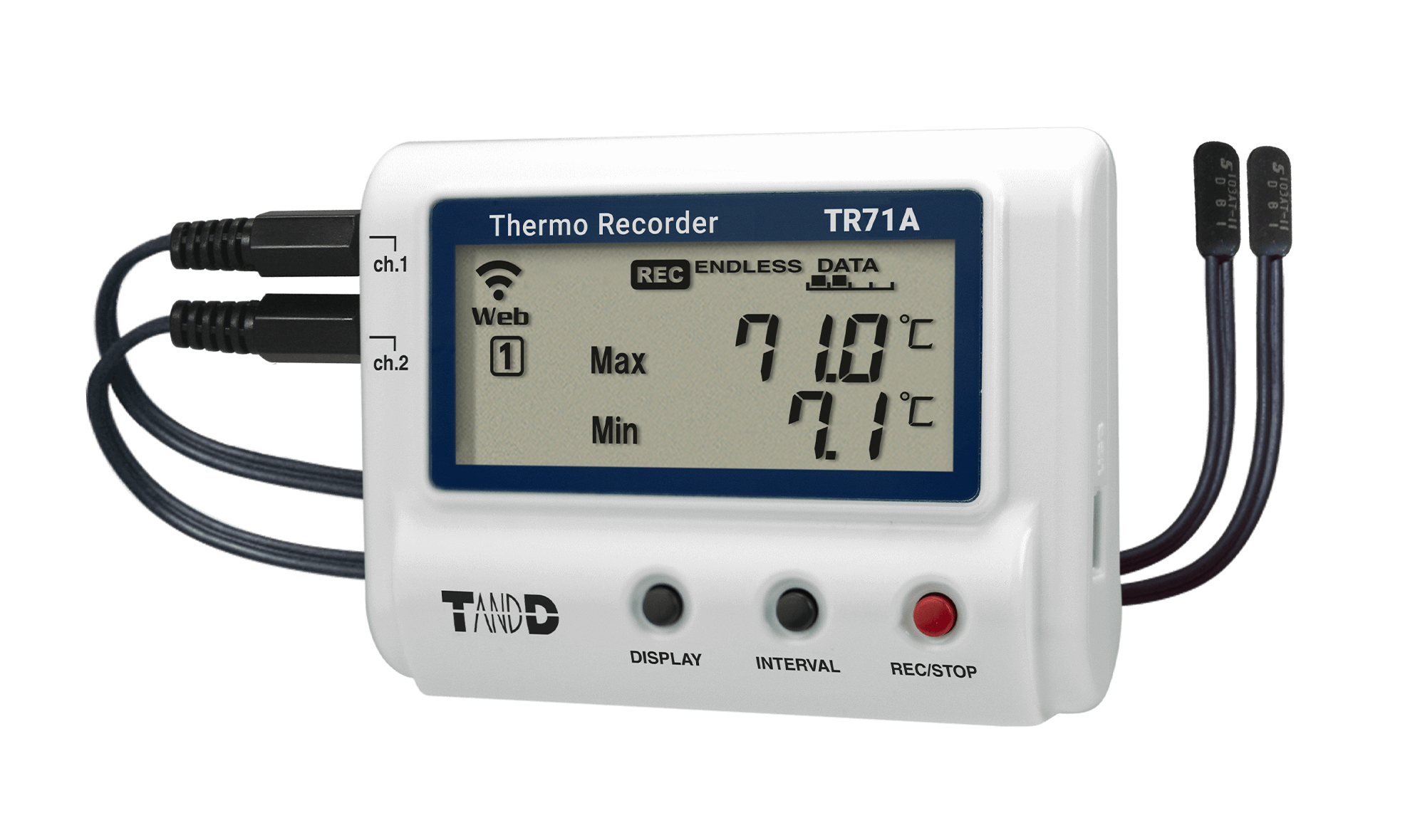 日本tand進(jìn)口TR71A溫度記錄儀