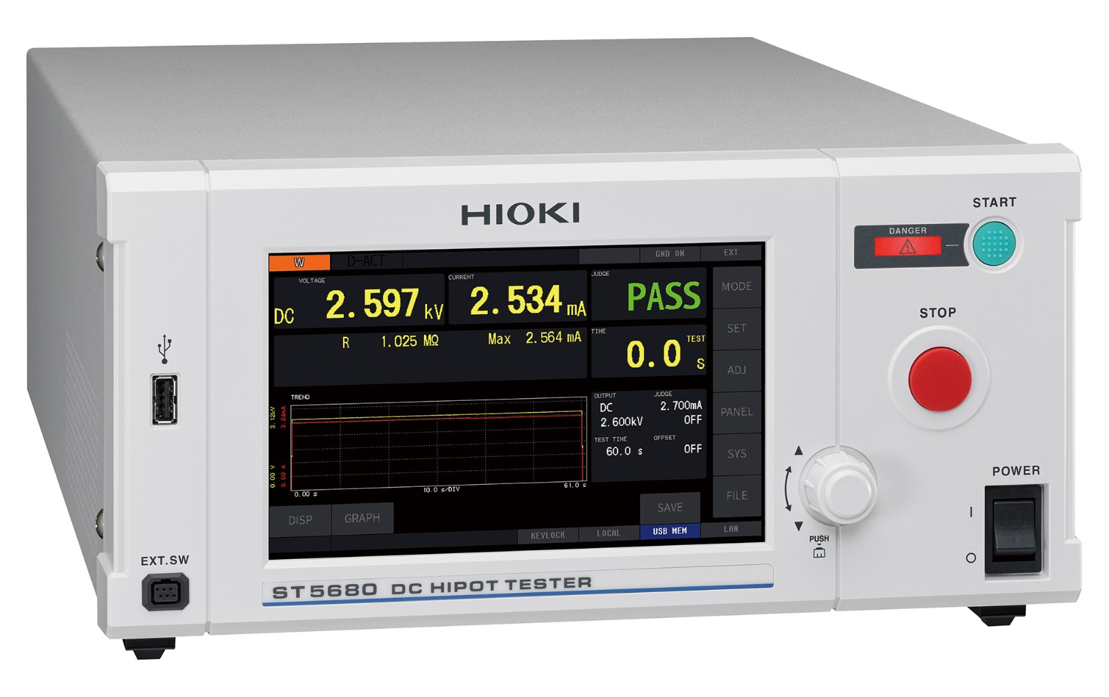 日本日置進口直流耐壓絕緣電阻測試儀ST5680