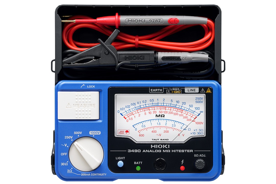 日本hioki絕緣電阻表 3490 三檔電壓量程，絕緣測試高達4000MΩ